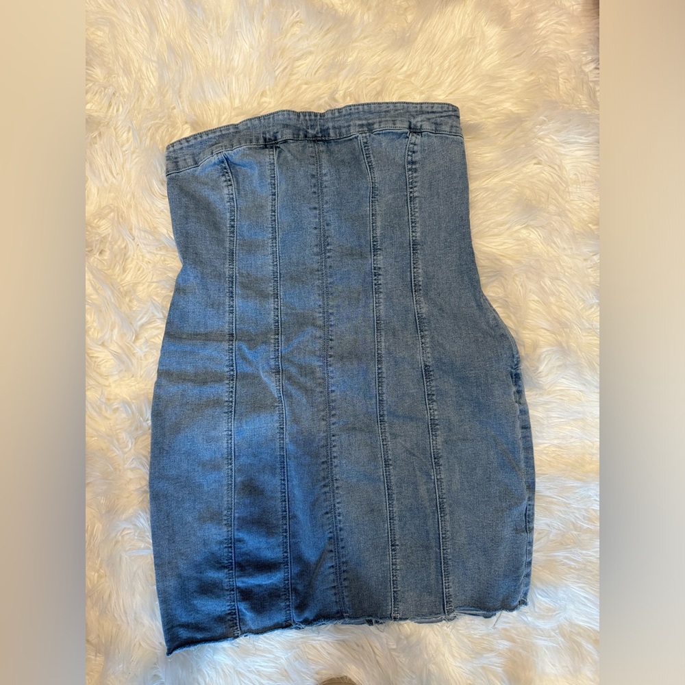 PRINCESS POLLY DENIM DRESS